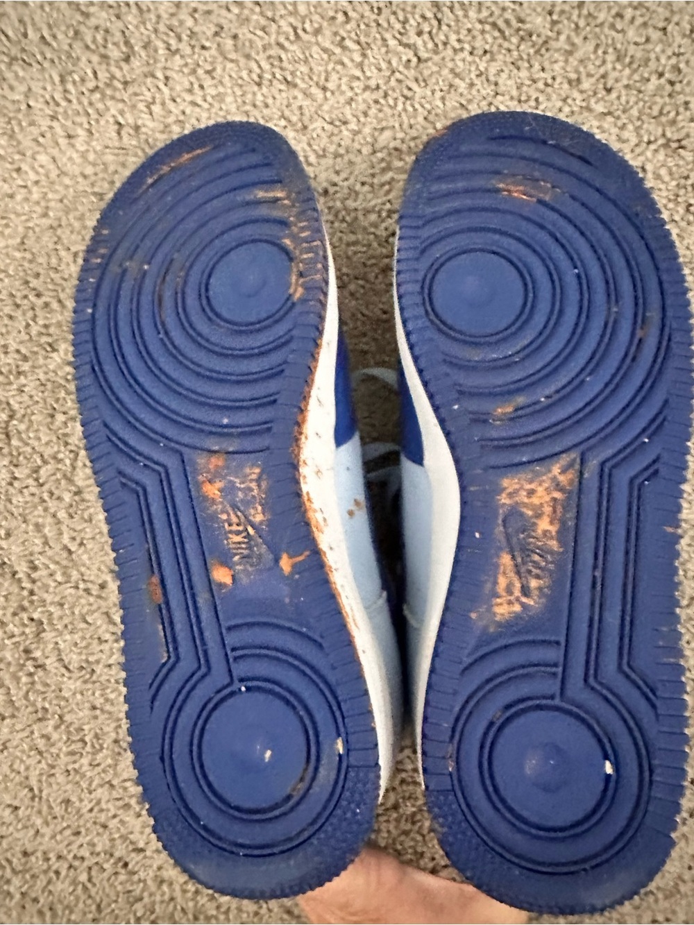 Nike Air Force 1 Low By You Blue White Men’s 9.5 DV3892-900 AF1 - Picture 7 of 7
